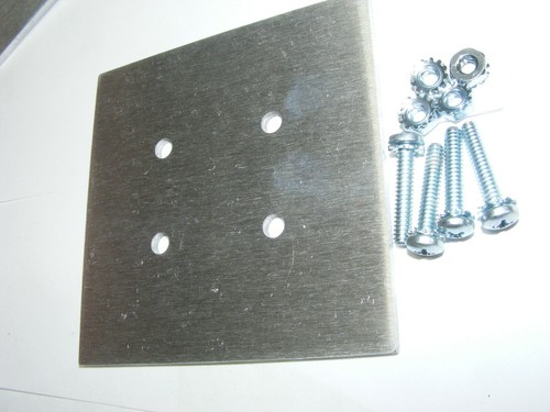 Aluminum plate 4 x - 4",