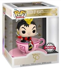 Funko POP Walt Disney World 50th Anniversary Queen Of Hearts In Teacup Figure 