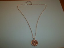 FIFTY (50) ORE COIN - NORWAY - SILVER PENDANT ELKHOUND NECKLACE - 1961 to 1972