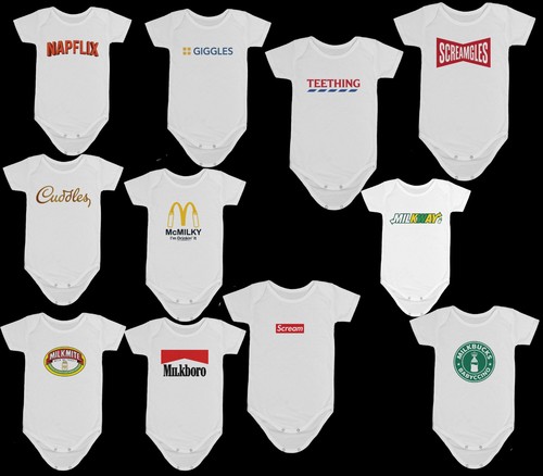 Funny baby bodysuit - baby, parody