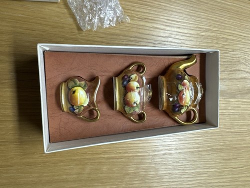 Coalport miniature tea set - miniature,