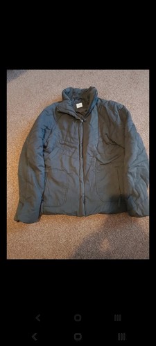 Ladies black padded coat - ladies,