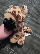 Cute Pug Teddy In Leopard