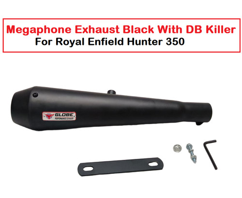 Megaphone exhaust black with - megaphone,