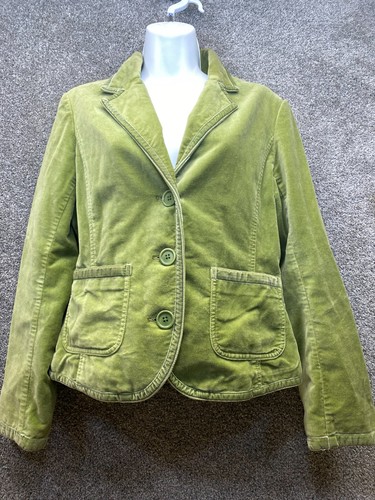 Boden green velvet blazer trim - velvet,