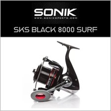 SONIK SKS BLACK SURF REEL 8000 Sea Fishing Fixed Spool Reel