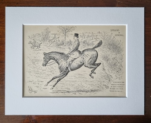 Antique mounted print 1900 - antique,