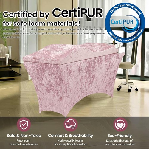 Lash bed foam topper - bed, massage