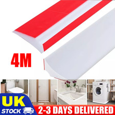 4m Shower Tray Sealing Strip Water Barrier Bathroom Edging Seal Trim Strip