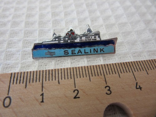 Sealink ship ferry pin badge - ferry, badge(#