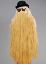 Addams Family Cousin It Style Adult Fancy Dress Halloween Costume Accessory Kit