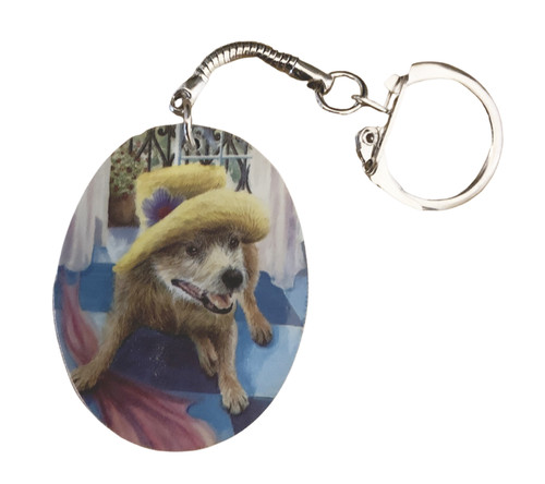 Cute puppy keyring - cute,