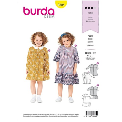 Burda kids 9305 children - 9305, children's