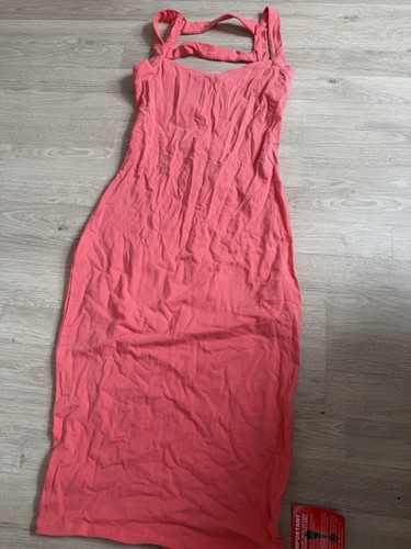 Coral peach coloured - peach, bodycon