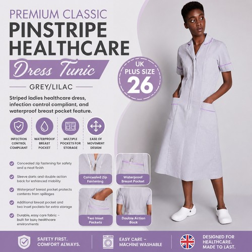 Striped womens dress tunic - dress,