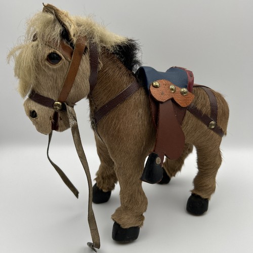 Vintage wooden horse - vintage, real