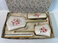 Vintage Delina 4 Piece Dressing Table Set. In Original Box.