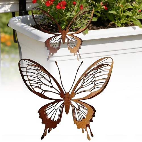 Metal butterfly garden - butterfly,