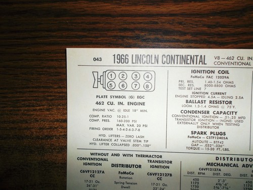 1966 lincoln continental eight - lincoln,