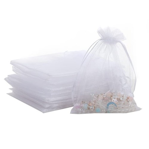 100 pcs 4x6 inch small - 4x6, organza