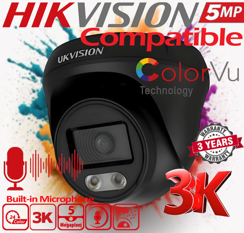 Hikvision compatible 5mp audio - hikvision,