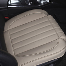 Car Full Seat Covers PU Leather Cushions Protectors 5D Beige Chair Accessories