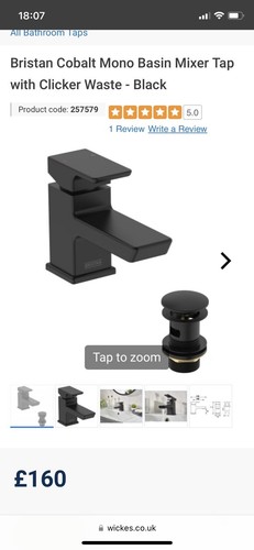 Bristan colbolt basin mixer - ,