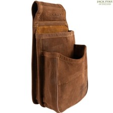 JACK PYKE NUBUK CARTRIDGE POUCH BAG x50 CAPACITY BELT ATTACH SHOOTING HUNTING