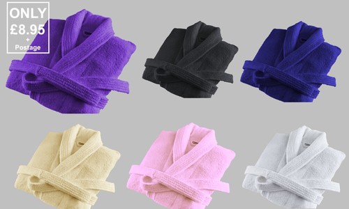Unisex bath robe - bath, 100%
