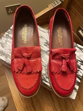 Fantastic Russell and Bromley Red Chester loafers Size 39 : size 6