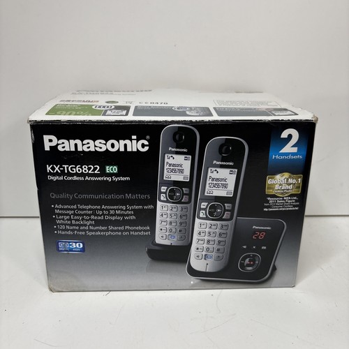 Panasonic tg6822eb digital - panasonic, kx-tg6822eb