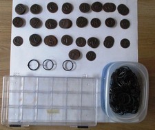 Papermania Metal Alphabet With Frames Set - 125 pieces