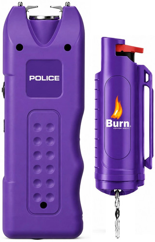 Police stun gun with alarm - police,
