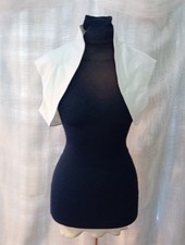 ivory silk wedding bolero jacket size 16 from Linea Raffaelli