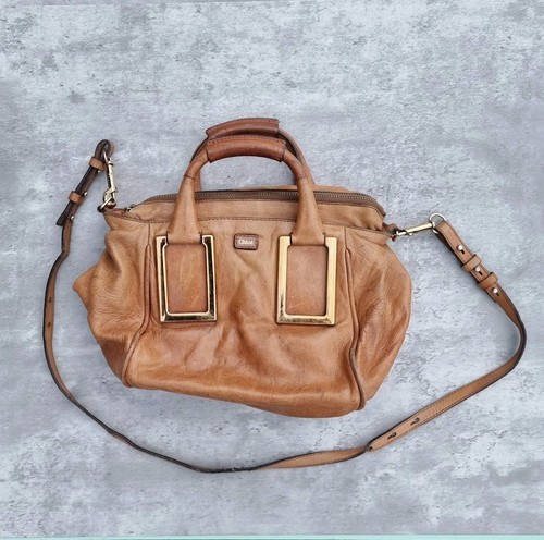 Y2k chloe cognac leather - y2k,