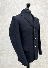 Vintage 1960's British Rail Black Wool Uniform Blazer Jacket-36" Chest