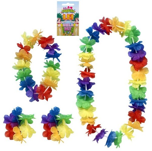 Hawaiian hula lei set - lei, flower