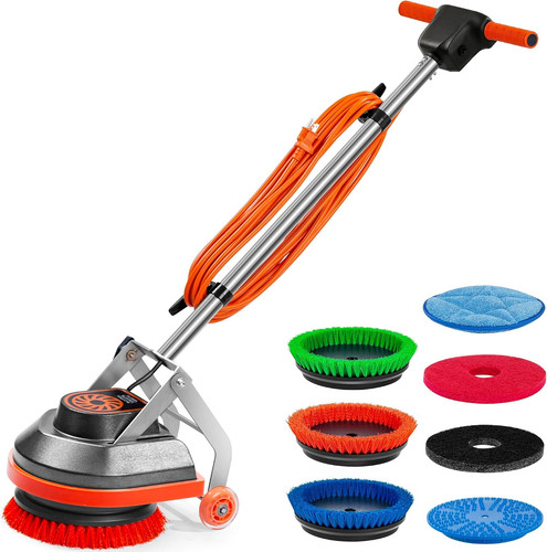 Commercial floor scrubber - floor,