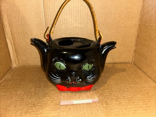 Vintage black cat red - vintage,