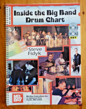 Inside The Big Band Drum Chart, Steve Fidyk, Steve, Book, CD & DVD set