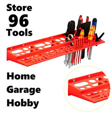 Large Tool Storage Rack Tool Organiser Garage Wall Store 24" Hanger Tidy 61cm