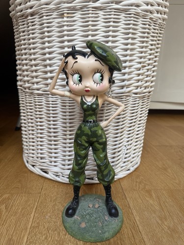 Large betty boop army soldier - army,