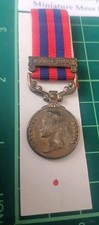 12. QV Indian General Service Medal 1854-95 Clasp BURMA 1885-7 Miniature Medal 