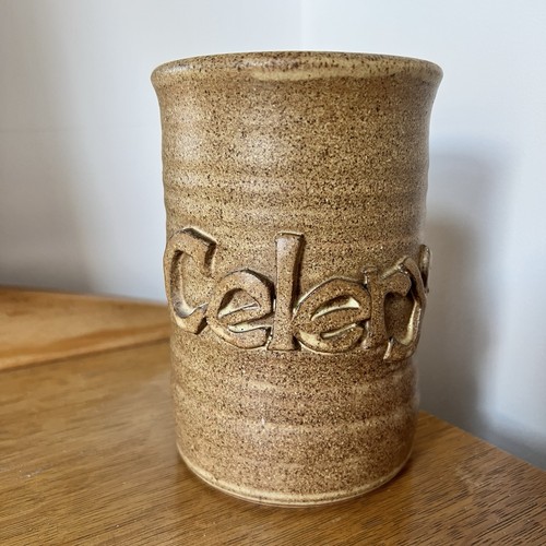 Vintage studio pottery celery - studio,