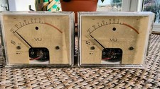 Pair, SIFAM Analog Panel VU Meter, vintage, with driver boards