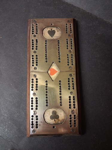 Antique brass oak - , on