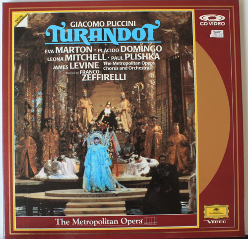 Puccini turandot laser disc - turandot,