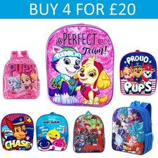 Disney Kids Backpack, Boys Girls School Rucksack, Junior Toddlers Lunch Bag