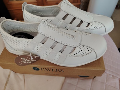 Pavers brk24000 white leather - brk24000,