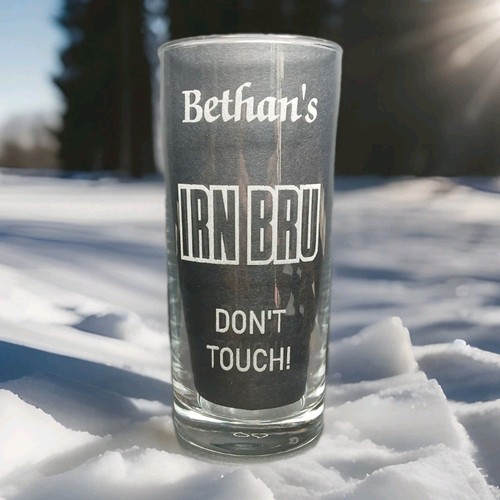 Personalised irn bru glass - irn,